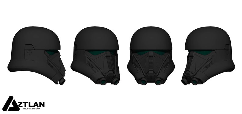 Imperial Death Trooper Helmet Pepakura - Etsy