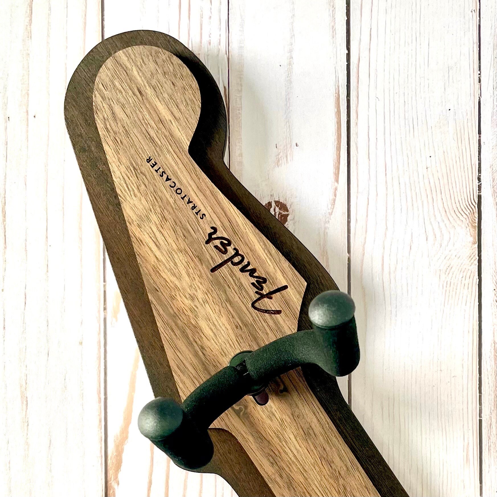 Fender Guitar Headstock Wall Mount Hanger Overlay Etsy