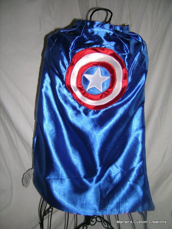 Marvel Comics Costume - Captain America Cape and Mask with Gift Box by  Superheroes 