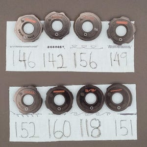 More NEW cams added, see new photos, Elna sewing machine cams, cams for Elna SU, ST, Elna discs