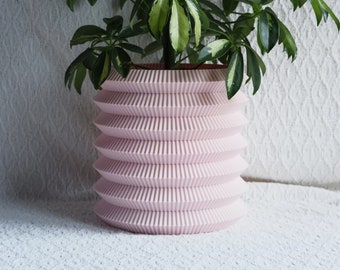 ZIG-ZAG Plant pot | Plant based plastic | Eco-Friendly | 3D Printed | Planter