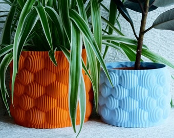 BUBBLE Plant pot | Plant based plastic | Eco-Friendly | 3D Printed | Planter