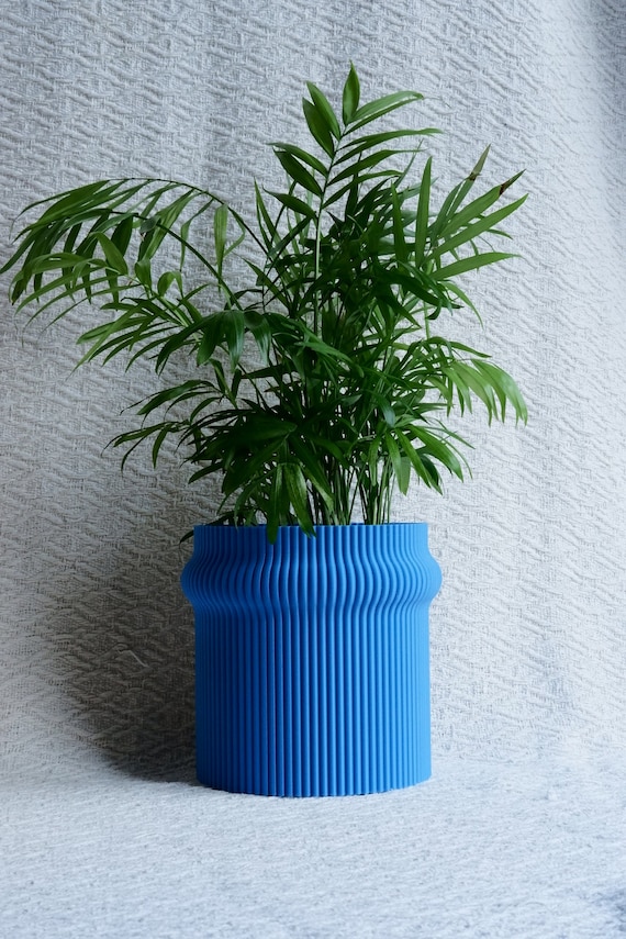 RIPPLE Plant pot | Plant based plastic | Eco-Friendly | 3D Printed | Planter