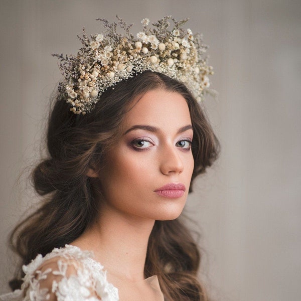 bridesmaid flower headpieces