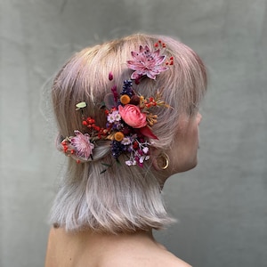 Bendable Flower Wedding Hair Comb: Bridal Hair Vine
