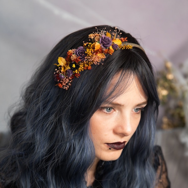 Yellow Flower Crown Etsy