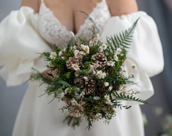 bouquets de mariage rustiques