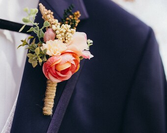 Wedding Boutonniere Etsy