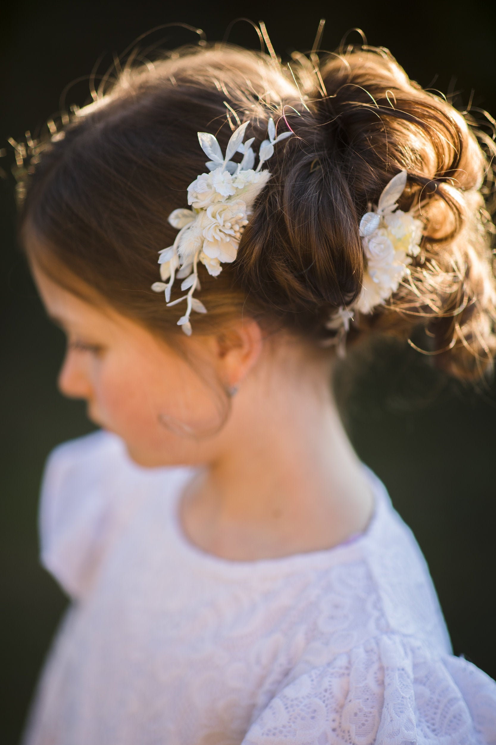 First Communion Updo Hairstyles