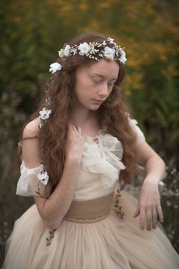 8 Coroncine Di Fiori Multicolore Per Capelli - Fasce Floreali Per Sposa, Festa, Matrimonio E Festival