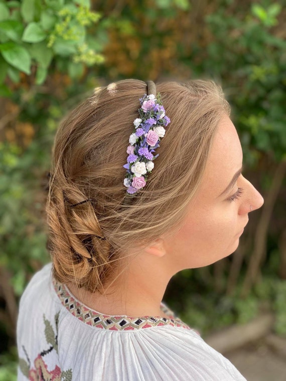 Fermagli per capelli con fiori artificiali Spille per ragazze Mollette  floreali per bambina Forcine per capelli Puntelli per fotografia per  neonati