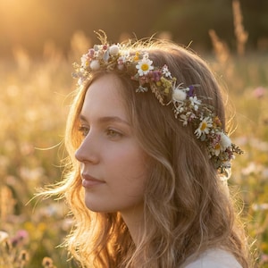 Meadow flower crown - Etsy 日本
