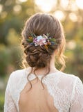 Wildflower Wedding Hair Comb: Handmade Meadow Bridal Hairpiece