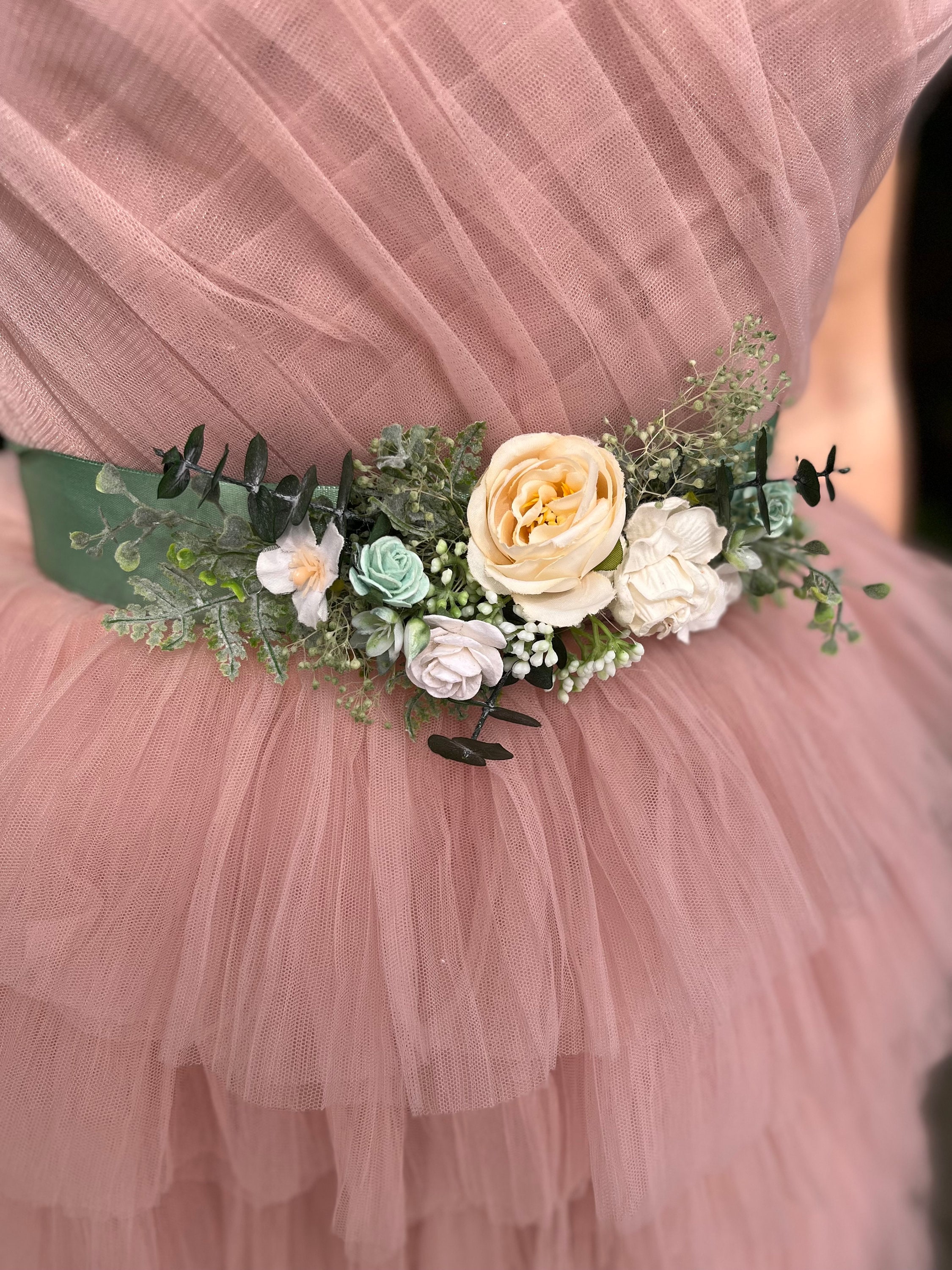 ベルト YOUHEE FLOWER CORSAGE LAYERED BELT 4BTR963 ベルト YOUHEE FLOWER CORSAGE LAYERED BELT 4BTR963 Women's