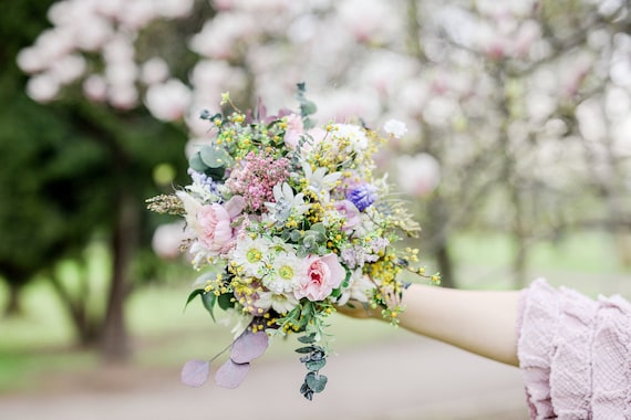 Handgemachte Blumenstrauß Hochzeitsstrauß Brautstrauß Brautjungfern 