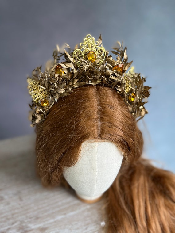 【Meadow Flower】Gold Tiara / 2-5y Meadow Flower】Gold Tiara / 2-5y Meadow Flower】Gold Tiara