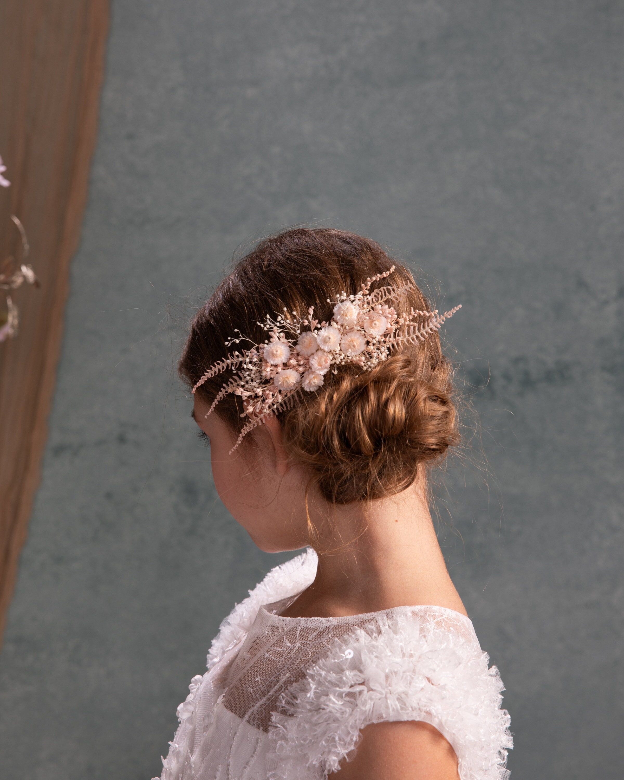 Accessori per capelli da sposa, Pettine per capelli Greenery