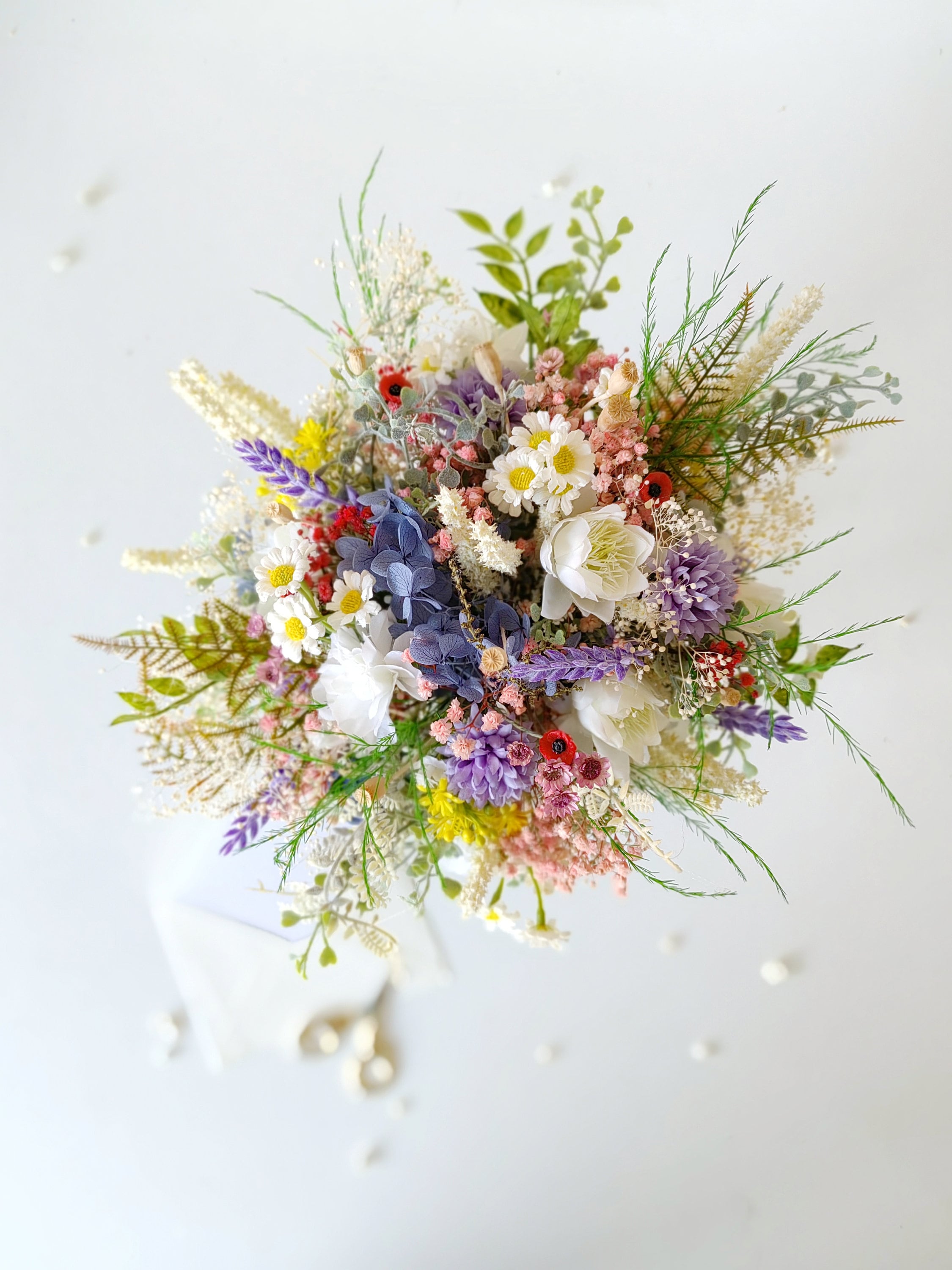 Groer Wildblumen-Strau knstlich  Boho Hochzeitsstrau / Blumenbouquet  fr Hochzeit, Gartenfest & Home-Dekor - Etsy sterreich