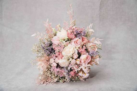 Blush cheap bridal bouquet