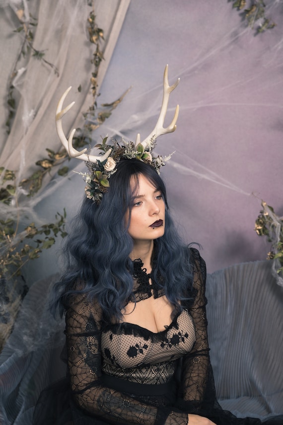Antler flower headband online