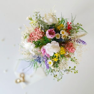 Small summer bouquet Flower bouquet for bridesmaid Wildflowers bouquet Spring bouquet Summer wedding Spring wedding Garden wedding bouquet