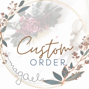 Custom Order Fee: Handmade Item Design