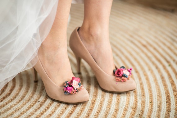 Pinzas para zapatos de flores rosas Decoracion de zapatos de boda Pinzas de flores fucsias y magenta para tacones Accesorios nupciales Joyas de flores Alfileres para zapatos Etsy Mexico