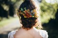 Autumn Flower Hair Comb: Woodland Wedding Bridal Accessory
