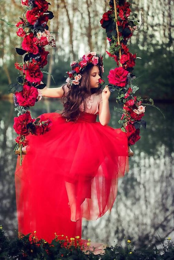 Romantic Flower Hair Wreath Flower Crown For Girl Bridal Hair Etsy
