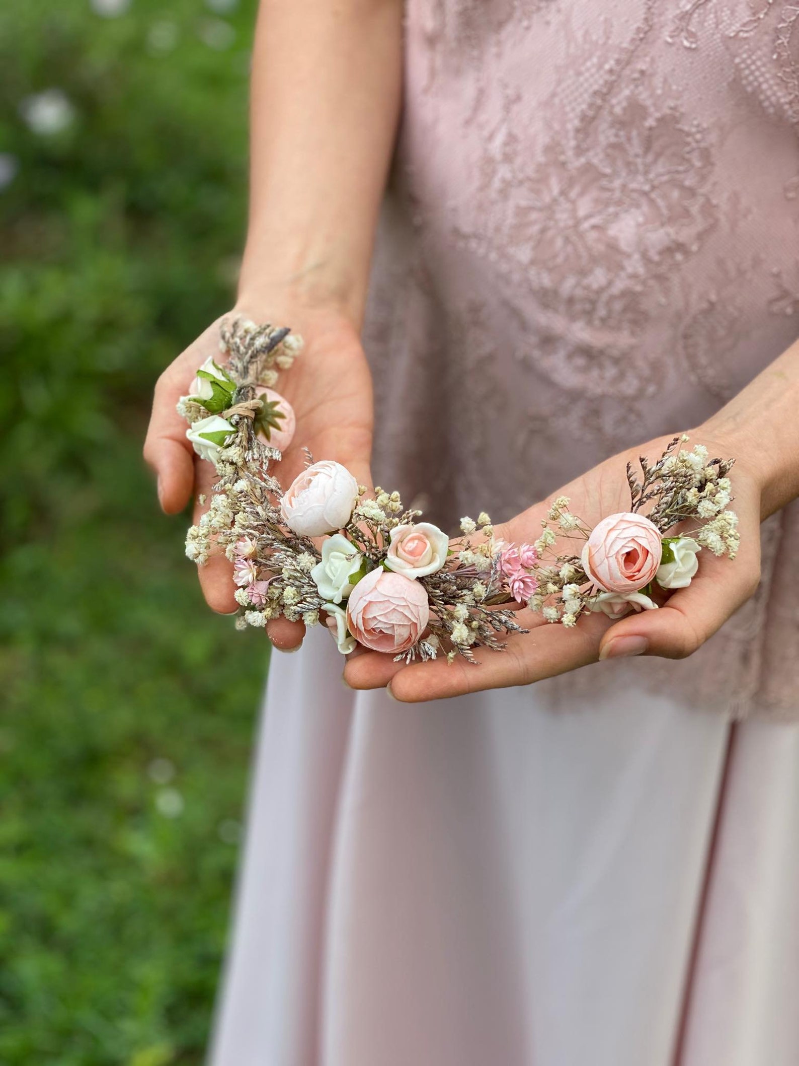 Flexible Flower Hair Piece Wedding Bendable Flower Piece Hair Etsy