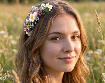 Daisy Lavender Wildflower Hair Headband: Our Bestseller Design