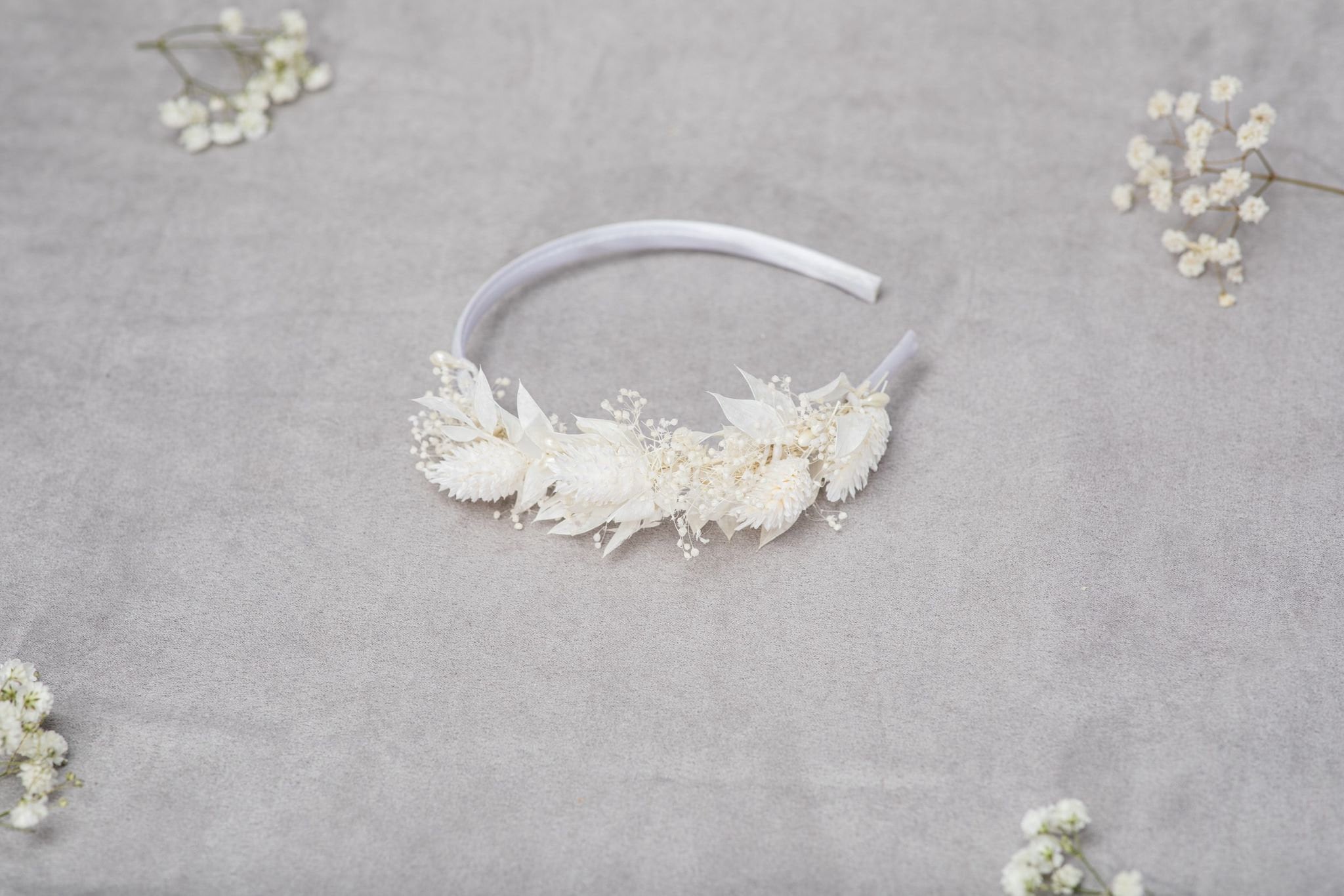 Fascia Capelli Con Fiori E Perle - Copricapo Da Principessa Per Bambine, Ideale Per Matrimoni E Feste - Foto 7