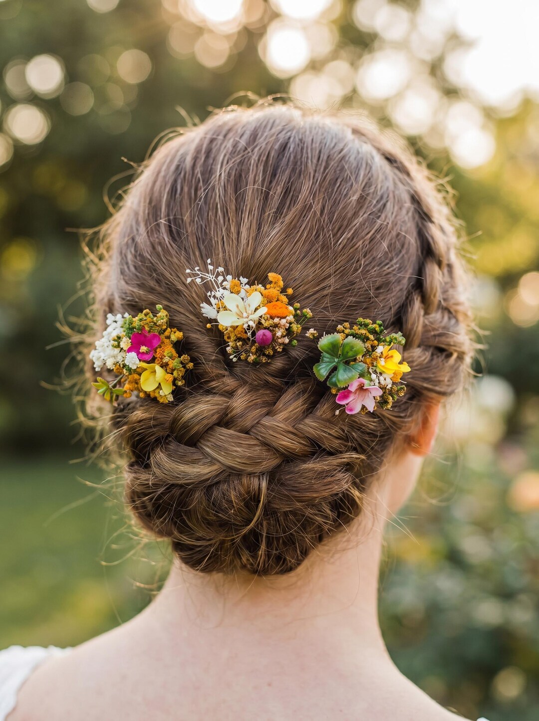 Meadow Flower Hair Pins: Bridal Wildflower Hair Accessories - Etsy