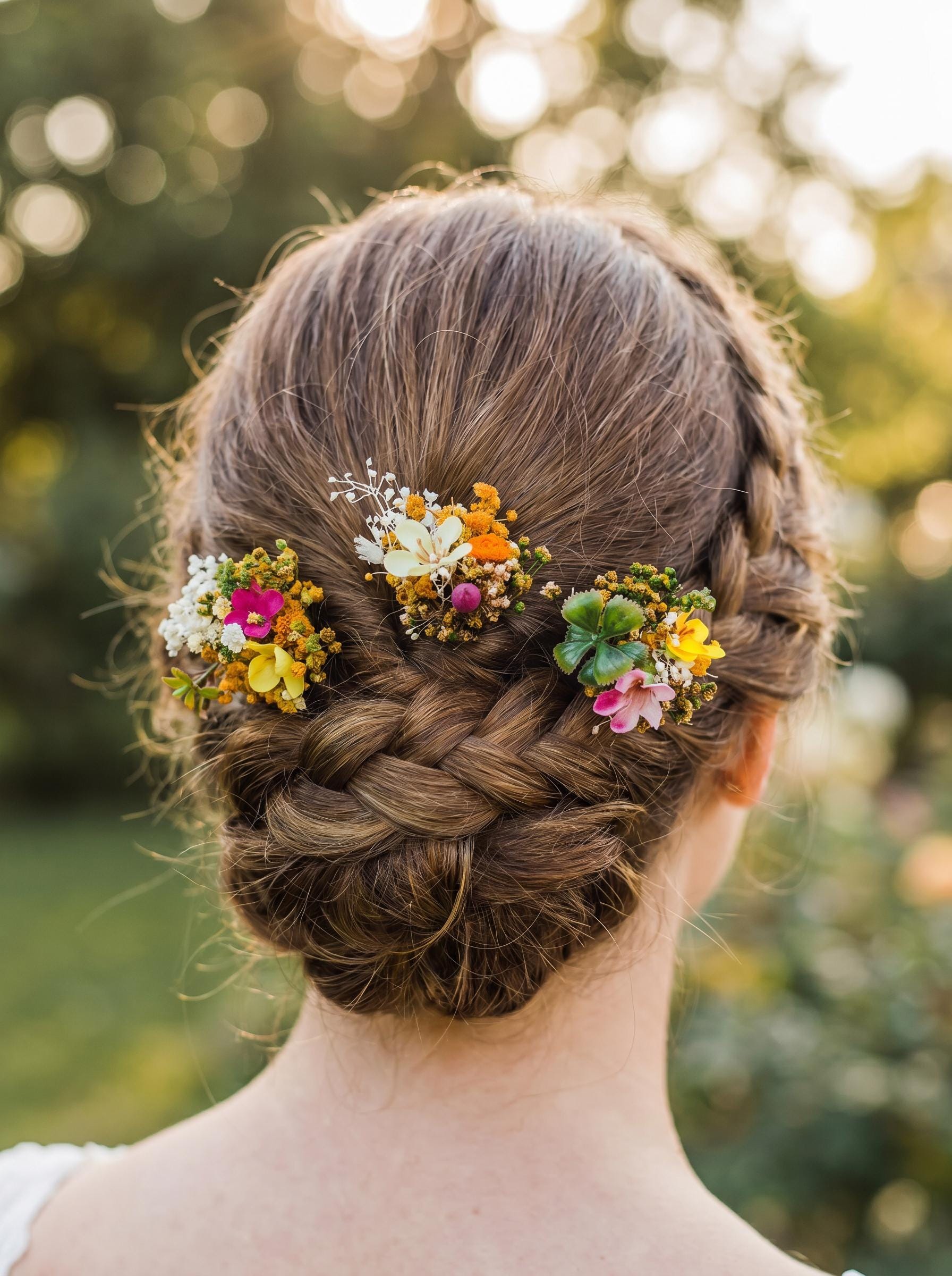 Meadow Flower Hair Pins: Bridal Wildflower Hair Accessories - Etsy