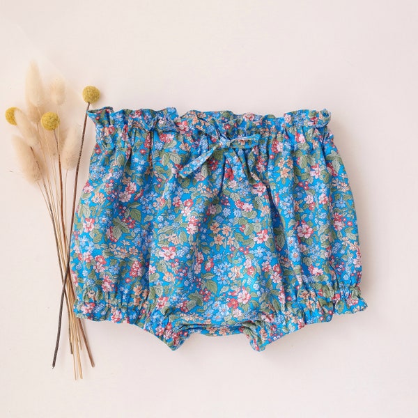 Baby Girl Liberty Floral Frills Bloomers in Hedgerow Ramble Tana Lawn Cotton