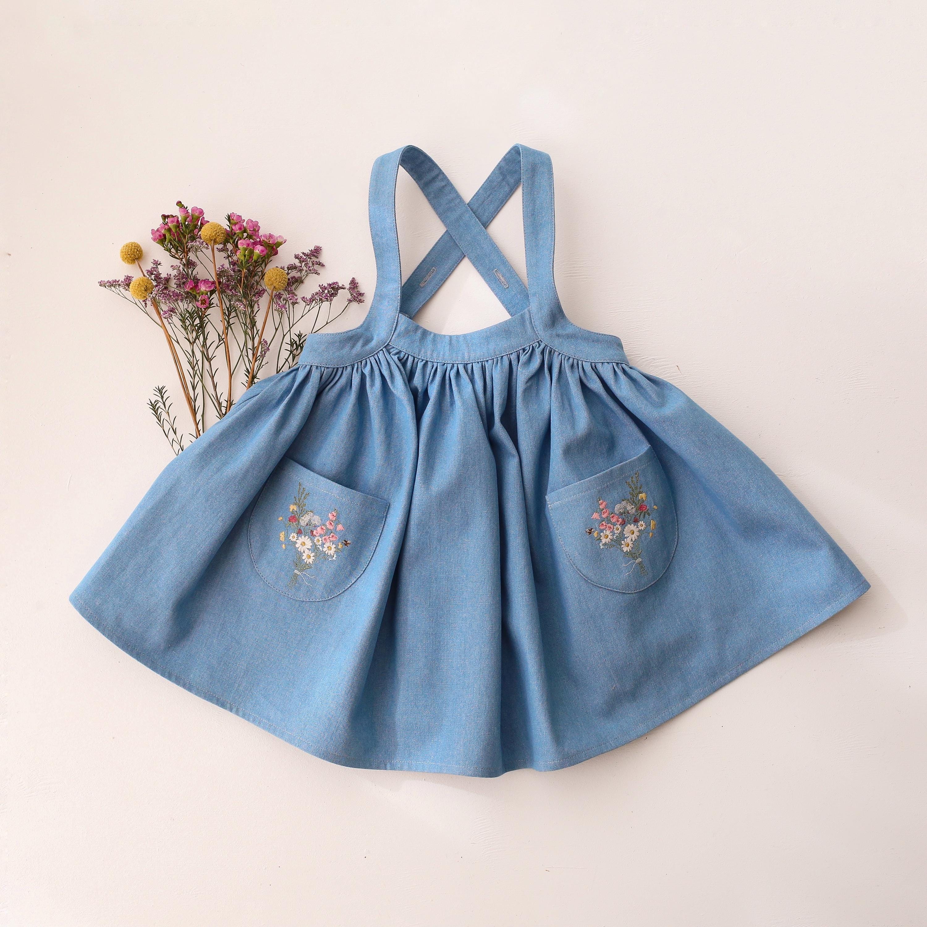 Skirt Pinafore Dress Baby Girl Pinafore Dress Overall Skirt For