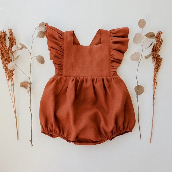 rust playsuit