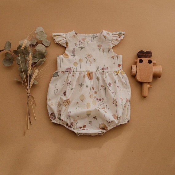 Verzauberte Garten Flattern Armel Blase Playsuit Etsy