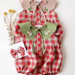 PEBBLE BABY COVERALL ROMPER - BLUSH main image 1