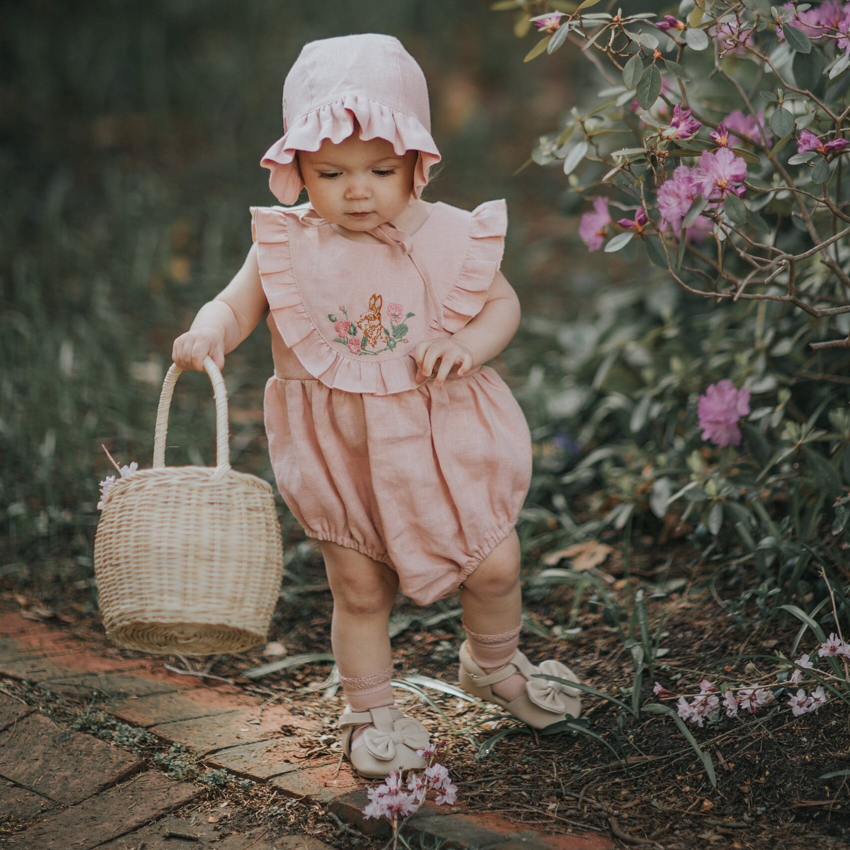 Toddler Girl Cute Easter Outfits For Baby Girl Cute Bunny Print