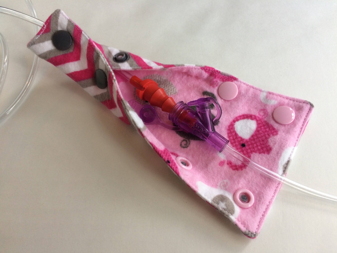 Feeding Tube Cover, Reversible, Gtube Connection Cover, Button Tube