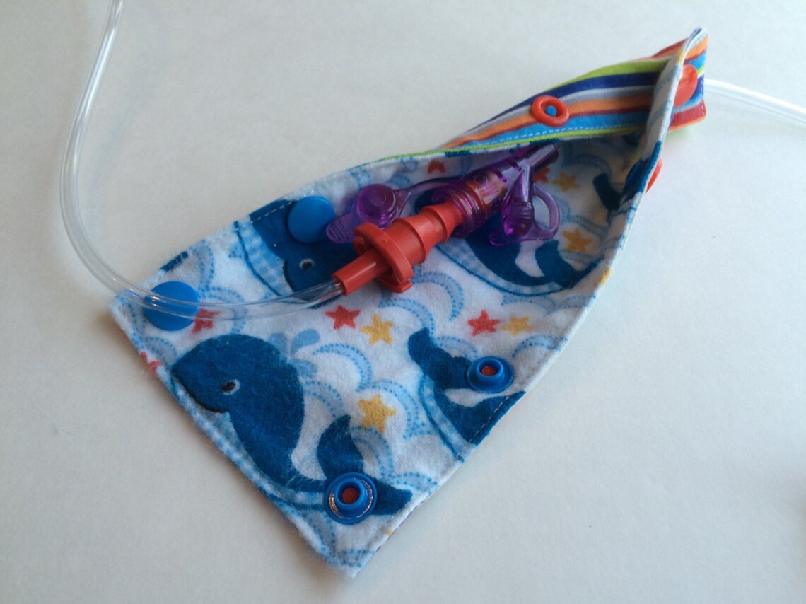 Feeding Tube Cover Reversible Gtube Connection Cover Etsy