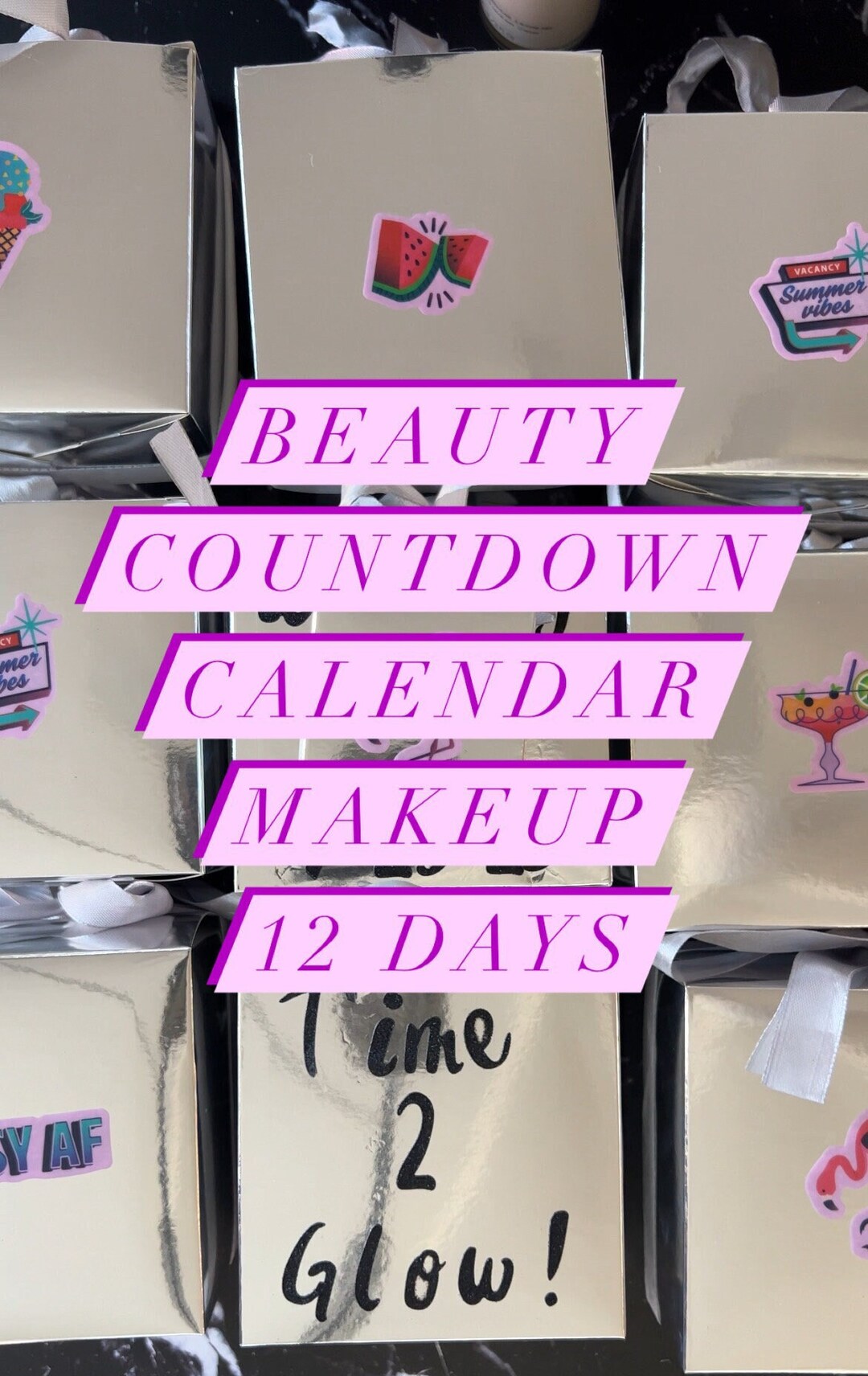 Beauty Countdown Calendar MAKEUP 12 Days Etsy Beauty Countdown Calendar MAKEUP 12 Days Etsy