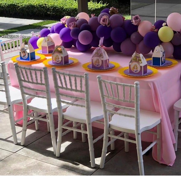 Ks Linens 68x96 inch polyester rectangular tablecloth. table for kid 24'x4' (multiple colors)