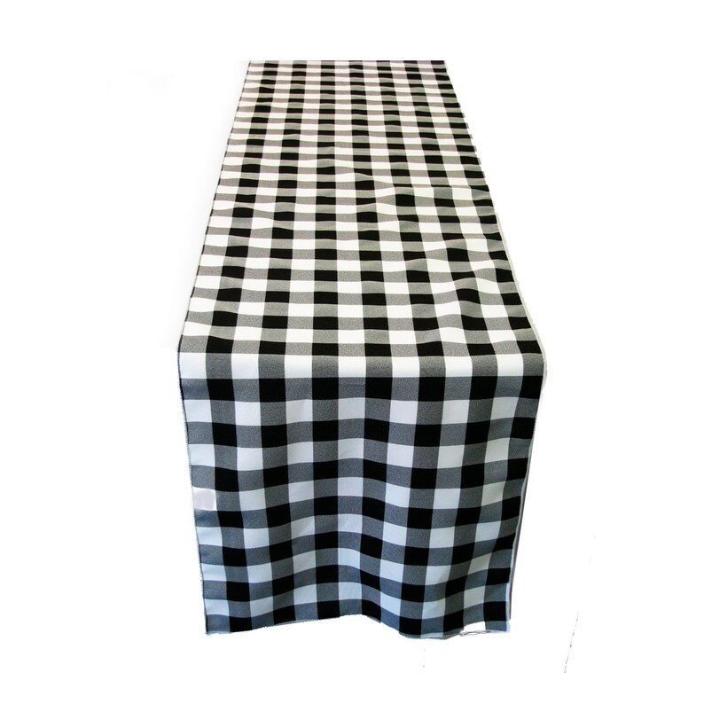 Checkered Table Runners 12X72 14X72 14X108 12X108 12x132 Etsy