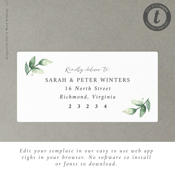 envelope label stickers