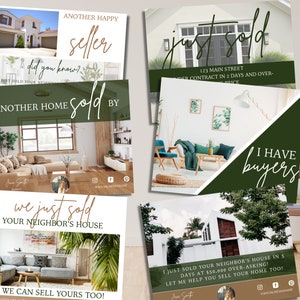 Carte postale Je viens de vendre de la maison de votre voisin, Carte postale immobilière Just Sold, Toile, téléchargement, publipostage immobilier, publipostage Just Sold, agent immobilier