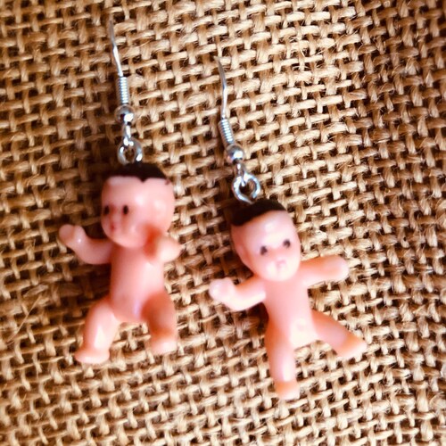 Mini Plastic Baby Earrings More Skin Tones Etsy