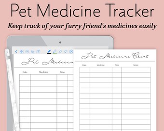 Pet Medicine Tracker