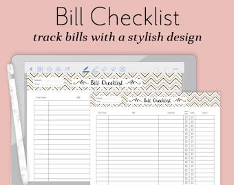 Bill Checklist